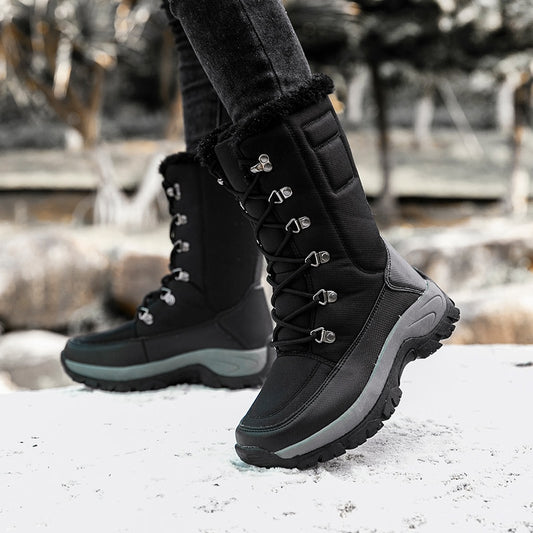 Verticca Women Winter Boots Waterproof Winter Mid-Calf Snow Boots